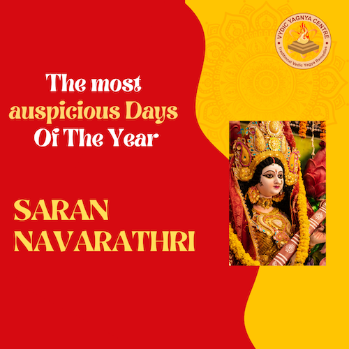 SARAN NAVARATHRI (9 Nights of Fall) – 2022<br/><span class='text-danger'>Special Yagyas & Remedies for Fall Navaratri Celebrations</span><br/>Sata Chandi, Mahalakshmi, Sri Vidya sahita Rudra Yagya